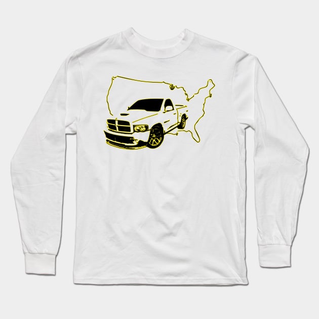 SRT10 single cab pickup truck Long Sleeve T-Shirt by mfz